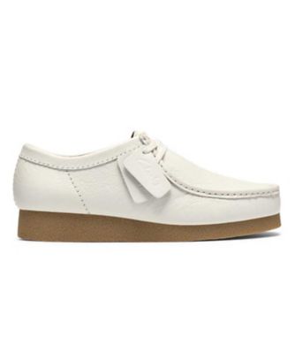 ＜Clarks (Women/Men)＞Ｃｌａｒｋｓ　８９４Ｊ　ワラビーエヴォ　ホワイト　カジュアルシューズ