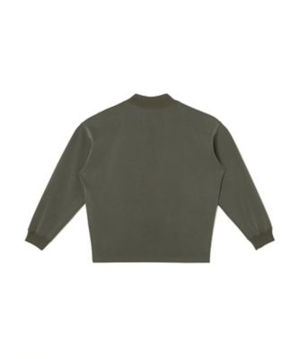 MOCK NECK LONG SLEEVE T－SHIRT | N