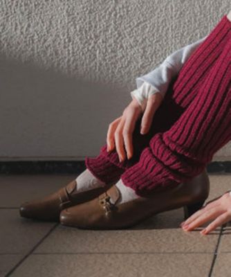 ＜BEAUFIT (Women)＞ＢＥＡＵＦＩＴ　Ａ２２Ｙ　ソフトスクエアトウモカパンプス　ブラウン　パンプス