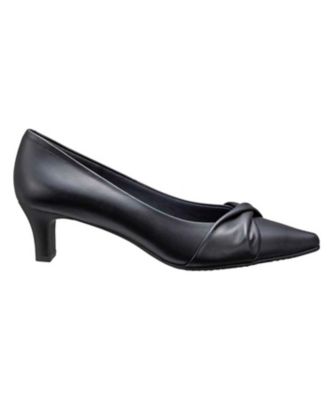 ＜BEAUFIT (Women)＞ＢＥＡＵＦＩＴ　Ａ６５Ｙ　ドレープデザインパンプス　ブラック　パンプス