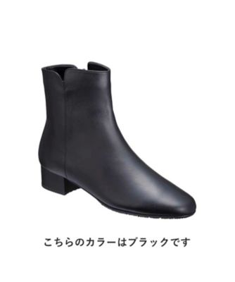 ビューフィット A78W 晴雨兼用ショートブーツ アイボリー ブーツ