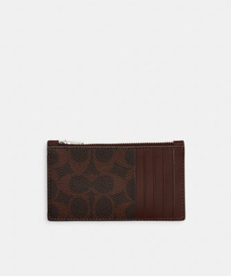 ジップ カード ケース シグネチャー キャンバス | COACH/コーチ | 三越 