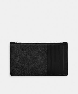 ジップ カード ケース シグネチャー キャンバス | COACH/コーチ | 三越 