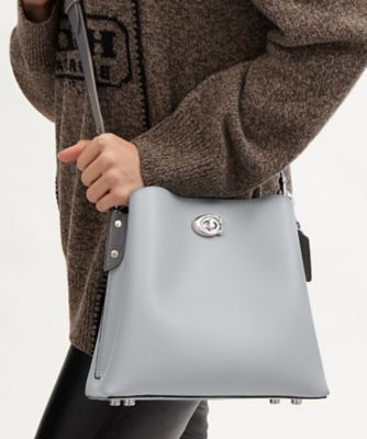 正規品 極美品 コーチ COACH ウィロウ バケットバッグ ブラック 112  