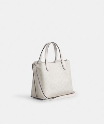 ウィロウ トート バッグ 24・シグネチャー キャンバス | COACH 