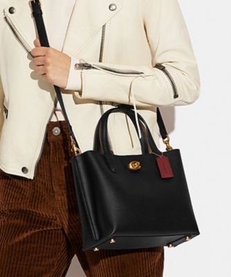 COACH/コーチ ウィロウ トート 24 BLACK 旅行用かばん・バッグ【三越伊勢丹/公式】