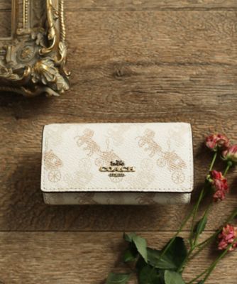 日本限定】6 リング キー ケース ウィズ ホース アンド キャリッジ  