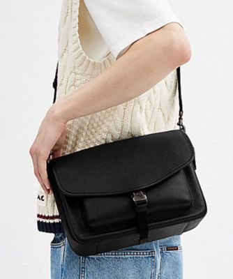 COACH/コーチ チャーター メッセンジャー クロスボディ バッグ BLACK 旅行用かばん・バッグ【三越伊勢丹/公式】
