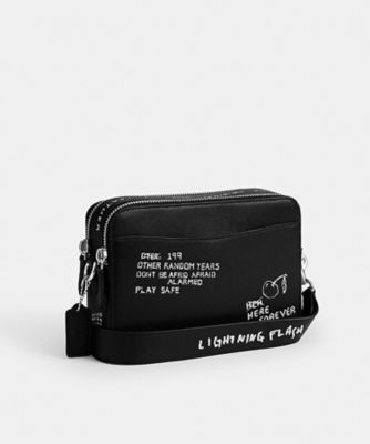 チャーター クロスボディ バッグ 24・スケッチ プリント | COACH 