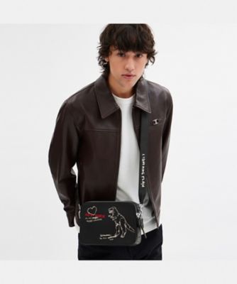 チャーター クロスボディ バッグ 24・スケッチ プリント | COACH 