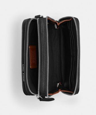 チャーター スリム クロスボディ バッグ・スケッチ プリント | COACH 