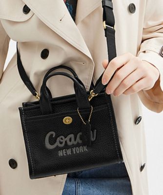 COACH/コーチ カーゴ トート バッグ 20 BLACK 旅行用かばん・バッグ【三越伊勢丹/公式】