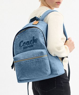 COACH/コーチ カーゴ バックパック BLUE 【三越伊勢丹/公式】