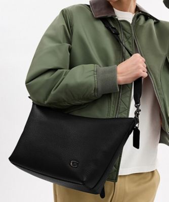 COACH/コーチ トップ ジップ メッセンジャー バッグ BLACK 旅行用かばん・バッグ【三越伊勢丹/公式】