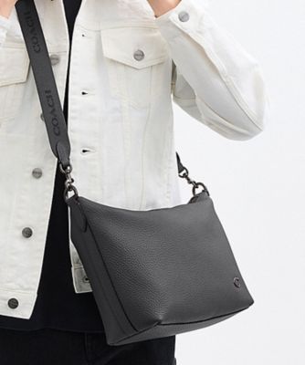 COACH/コーチ トップ ジップ メッセンジャー バッグ GREY 旅行用かばん・バッグ【三越伊勢丹/公式】