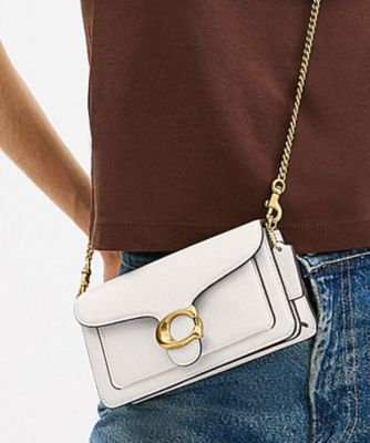 COACH/コーチ タビー チェーン クロスボディ バッグ 19 WHITE 旅行用かばん・バッグ【三越伊勢丹/公式】