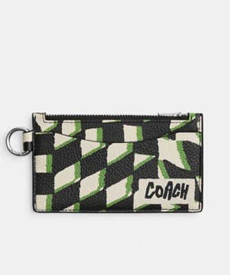 コーチ 財布 レディース COACH コインケース ハート ボルト プリント ジップ カード ケース CW453 SVA47 ブラックマルチ ジップ カード ケース | COACH/コーチ | 三越伊勢丹オンラインストア・通販【公式】