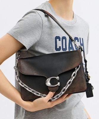 チェーン タビー ショルダー バッグ・ラブド レザー | COACH/コーチ 