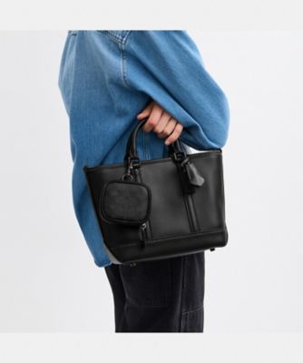 クリップ オン ポーチ・シグネチャー キャンバス | COACH/コーチ 