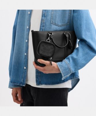 クリップ オン ポーチ・シグネチャー キャンバス | COACH/コーチ 