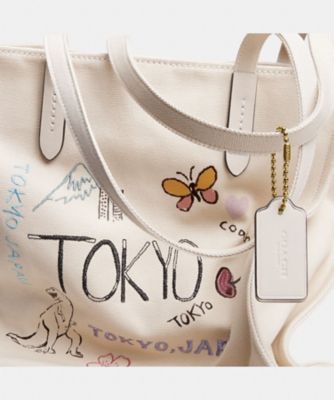 三越伊勢丹限定商品】トート・スケッチ プリント | COACH/コーチ 