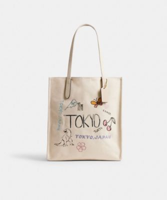 三越伊勢丹限定商品】トート・スケッチ プリント | COACH/コーチ 