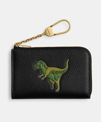 COACH/コーチ エッセンシャル Lジップ キー ケース・レキシー BLACK 名刺入れ【三越伊勢丹/公式】