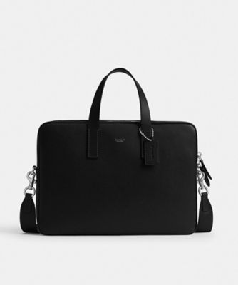 COACH/コーチ カーライル ブリーフ バッグ BLACK ブリーフケース【三越伊勢丹/公式】