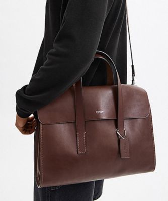 COACH/コーチ フラットアイアン ポートフォリオ BROWN 旅行用かばん・バッグ【三越伊勢丹/公式】
