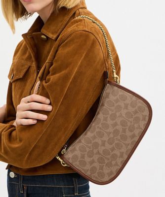 COACH/コーチ ウェイバリー バッグ・シグネチャー キャンバス BEIGE 旅行用かばん・バッグ【三越伊勢丹/公式】