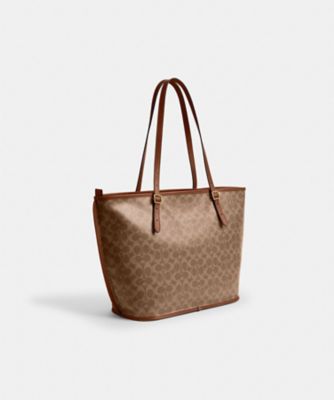 タクシー トート バッグ・シグネチャー キャンバス | COACH/コーチ 