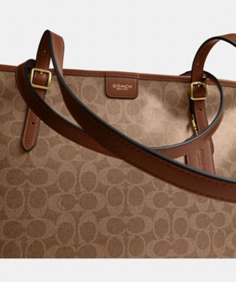 タクシー トート バッグ・シグネチャー キャンバス | COACH/コーチ 