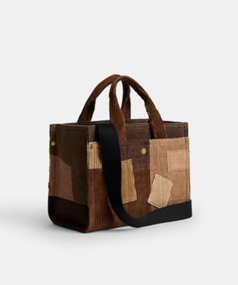 COACH 〉シグネチャー パッチワーク トートバッグ カーゴ トート 
