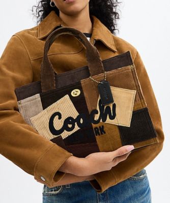 COACH/コーチ カーゴ トート バッグ・パッチワーク BROWN 旅行用かばん・バッグ【三越伊勢丹/公式】
