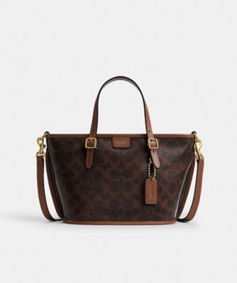 タクシー トート バッグ 21・シグネチャー キャンバス | COACH 