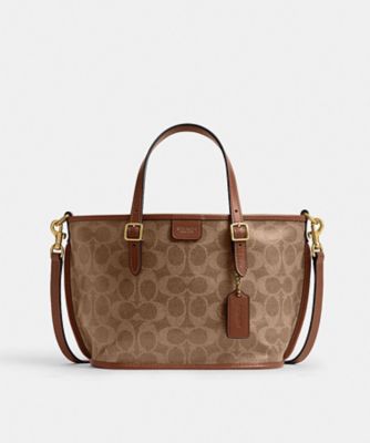 タクシー トート バッグ 21・シグネチャー キャンバス | COACH 