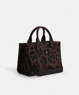 COACH 15503 コーチ トートバッグ レオパード柄 ブラウン コーチ(COACH 
