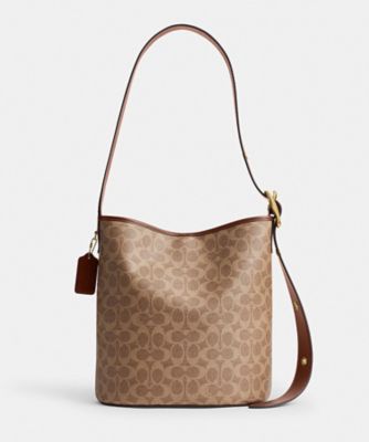 ブリーカー バケット バッグ・シグネチャー キャンバス | COACH/コーチ 