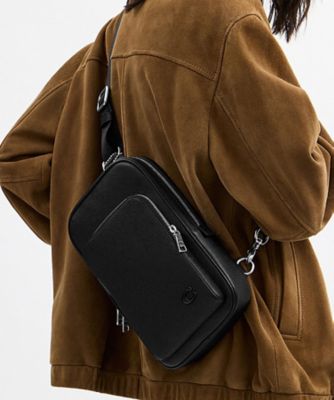 COACH/コーチ フェリックス スリング バッグ BLACK ウェストポーチ・ヒップバッグ【三越伊勢丹/公式】