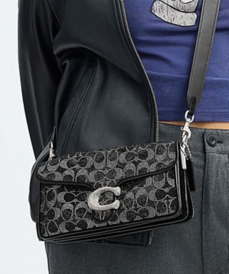 期間限定値下げ COACH シグネチャー ショルダーバッグ ブラック タビー 