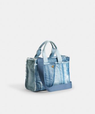 カーゴ トート バッグ 26・リパーパス デニム パッチワーク | COACH 