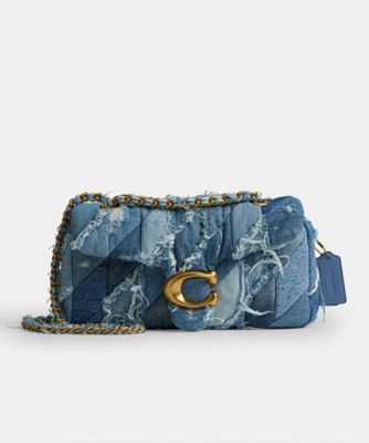 希少 COACH ショルダーバッグ y2k シグネチャー デニム 12746 COACH 