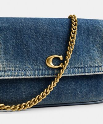 ブルック フラップ チェーン バッグ・ラブド デニム | COACH/コーチ 