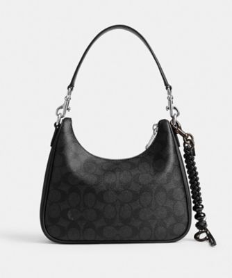 レディース 【本日のみ値下げ】COACH ハンドバッグ ブラック デイジー 