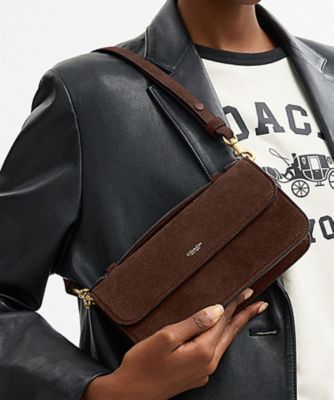極美品】COACH コーチ 9469 ハラコ ワンショルダーバッグ レザー COACH 