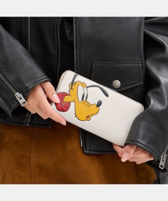 DISNEY X COACH】エッセンシャル アコーディオン ジップ 