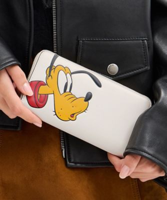 DISNEY X COACH】エッセンシャル アコーディオン ジップ 