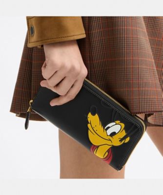 DISNEY X COACH】エッセンシャル アコーディオン ジップ 