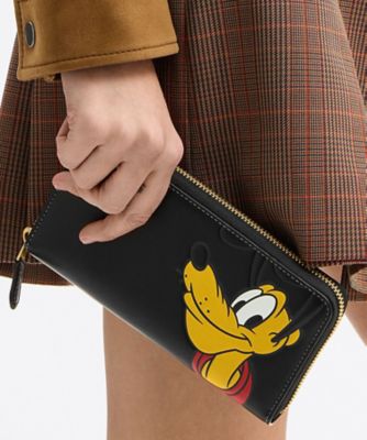 DISNEY X COACH】エッセンシャル アコーディオン ジップ 