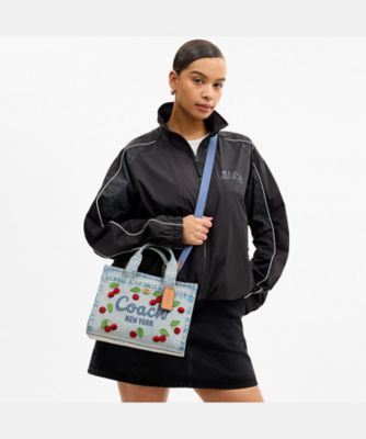 カーゴ トート バッグ 26・チェリー エンブロイダリー | COACH 